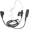 HYS auricolare radio compatibile con i walkie-talkie Hytera HYT PD600 PD602 PD605 PD662 PD665 PD680 PD682 PD685 X1e X1p, cuffia con tubo acustico, microfono e pulsante PTT (H6)