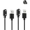 yystao (2 pezzi) cavo per Jugeman Y66 Smart Watch 1,96, cavo di ricarica USB magnetico stabile compatibile con Jugeman Y66