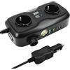 SZSSTH - Inverter 7 in 1, 200 W, 12 V a 220-230 V, convertitore di tensione per auto, 2 prese USB-A/2 tipo C (5 V 3 A), convertitore di corrente con presa accendisigari Power Inverter per telefoni