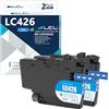 LCL Cartuccia d'inchiostro compatibile LC-426 LC426 LC-426C LC426C(2 ciano) Sostituzione per Brother MFC-J4335DW MFC-J4340DW MFC-J4535DW MFC-J4540DW MFC-J4540DWXL
