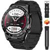 TYBERLEY Smartwatch da uomo 1,43 pollici AMOLED Chiamate Bluetooth Fitness Tracker IP68 impermeabile Monitor frequenza cardiaca Monitor sonno orologio per Android iOS Sportivo Smartwatch