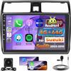 Roinvou 4+64G Autoradio Android per Suzuki Swift 2003-2010 Carplay senza fili Android Auto Schermo da 10 Pollici IPS Touch Screen Mirror Link WIFI GPS Bluetooth 32EQ FM/RDS SWC Telecamera Posteriore