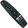 VINABTY RM-C3408E Telecomando di sostituzione vocale -VINABTY-fit per telecomando Smart TV JVC SANSUI BLAUPUNKT Caixun ARRQW TD Systems 43UA20V3 24HA20T3 43UA10V3