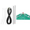 LiebeWH Antenna Dipolo V FM 78M-415MHz Telescopica per Applicazioni Aeronautiche