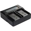 justinpower-eu Quick LCD-Screen Batteria Caricabatterie per Sony BP-U30 BP-U60 BP-65 BP-U90 PMW100 PMW150 PMW160 PMW200 PMW-EX1 PMW-EX3 PMW-F3 PXW-X160 PXW-X180 PXW-FS5 FS7 PMW-. 300K2 XDCAMEX Camera