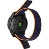 Niboow 22mm Cinturino per Garmin Fenix 8 47mm/Fenix E 47mm/Fenix 7 Pro Solar/Fenix 7/Epix 2 Pro 47mm, Uomo Donna Nylon Regolabile Cinturini per Garmin Fenix 6 GPS/Fenix 6 Pro GPS/Fenix 5 Plus - Blu