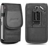 MotuTech Custodia per cintura per telefoni cellulari Holster piccola borsa a marsupio per iPhone 11 12 13 14 15 / Max/Max Pro Samsung Galaxy S20 S21 S22 S23 (XXL:17.8 * 9.5)