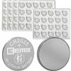EEMB 100 PACK CR2025 Batteria 3V al litio Batteria a bottone a moneta 2025 Batteria per chiavi FOB, calcolatrici, contamonete, orologi, cardiofrequenzimetri, monitor del glucosio e altro ancora