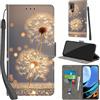 PHINIENLAND Cover per Xiaomi Redmi Note 9 4G / Redmi 9T Case PU Pelle Custodia [Kickstand] [Chiusura magnetica] [Slot per Schede], Portafoglio Flip Custodia per Redmi 9 Power,Dente di leone