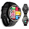 AGM Orologio fitness 2025,1.43 HD AMOLED sportivo con 100+ modalità sportive, smartwatch con GPS, frequenza cardiaca, monitor del sonno, impermeabile 5 ATM, per Android iOS (nero)
