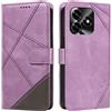 XINNI Cover per Honor X5c Plus Custodia, Cellulare Libro Antiurto Flip Pelle PU/TPU, Portafoglio Flip Magnetica Case, Viola