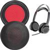 UOWGA Cuscinetti auricolari di ricambio per cuffie Plantronics Voyager Focus 1/2 UC, Voyager Focus B825, Voyager 4210/4220, cuscinetti auricolari plantronics per Poly BlackWire 5200/5210/5220/7225.