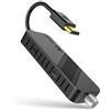 Hd-line Ricevitore satellitare DVB-S2, Full HD 1080P, HDMI TV, telecomando Bluetooth, nascosto dietro TV, display digitale, H265 HEVC 10 bit, telecomando universale 2 in 1