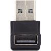 Cablecc USB3.0 A maschio a femmina estensione dati di alimentazione video supporto adattatore 10Gbps giù angolato tipo