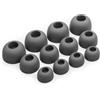 Okuli 12 x Gommini Auricolari in Silicone Ricambio per Samsung Galaxy Buds 3 Auricolari Cuffie in Grigio