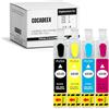 COCADEEX Cartucce d'inchiostro ricaricabili 604XL con chip di ripristino automatico, compatibili con stampanti XP2200 XP2205 XP3200 XP3205 XP4200 XP4205 WF2935 WF2930 WF2910 WF2950, 604R