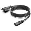 HKY Cavo di Alimentazione per Notebook da 1,2 m; Cavo Elettrico da Spina UE a C7 2,5A-250V, 18 AWG, Cavo Alimentazione AC di Ricambio per Stampante, Alimentatori - Certificato DVE 1,2 metri