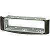 tomzz Audio 2451-003 Cornice della radio compatibile con Smart fortwo (450) 1998-2007 nera con slot in metallo