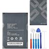 E-yiiviil Batteria di ricambio TBL-55A2550 compatibile con TP-LINK M7350 TBL-55A2550 TL-TR961 2500L TBL-68A2000 TBL55A2000 con strumenti