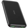OKZU Power Bank da 5 V, 2 A, 10000 mAh, per gilet riscaldato, sottile, leggero, compatto, caricatore portatile USB C, batteria per vestiti riscaldati