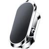 N NEWTOP Supporto ST32 Metallo Resistente Cromato Magnetico Calamita Porta Telefono Adesivo Cruscotto Macchina Auto Camper Camion Stand Universale da Tavolo per Cellulare Smartphone Ruotabile 360°