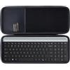 Lebakort Duro Viaggio Caso Custodia per Logitech MK470 Kit Mouse e Tastiera Wireless (Nero)