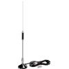 Bingfu Antenna CB Veicolare Camion Camper Auto 27MHz Base Magnetica PL259 e BNC Compatibile con Cobra Midland Uniden Maxon President Radio CB Mobile/Bobina di Rame Interna/Acciaio Inossidabile