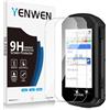 Yenwen Vetro Temperato per Garmin Edge 550/850, 3 Pezzi Pellicola Protettiva Durezza 9H, Anti Graffio HD Chiaro Protezione Schermo