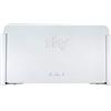 Q-View Q-View SE210UK, staffa di montaggio a parete per Sky Q Booster, colore bianco, realizzata nel Regno Unito