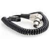 Eonvic D-Tap Maschio a 4 Pin XLR Femmina Angolo Retto Adattatore Cavo Bobato di Alimentazione per Sony Venezia F5 F55 Blackmagic URSA Mini Pro Panasonic Varicam TV Logic Field Monitor