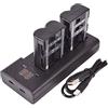DSTE 2x NP-FM500H Ricambio Batteria + Caricatore doppio USB con display LCD Compatibile per Sony a200,a300,a350,a700,Alpha a58, a99,DSLR-A100/B,DSLR-A100K/B,DSLR-A100W/B,DSLR-A300 Fotocamera