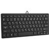 CCYLEZ Tastiera USB Cablata a 78 Tasti, Mini Tastiera Silenziosa Ultrasottile, Tastiera Giapponese in Lingua Minore per Laptop Desktop (Nero)