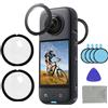 Nazaz Protezione per Obiettivo per X3, Protezioni Lenti Premium, Dual Lens Guards per X3 Accessorio di Protezione Durevole e Trasparente, Anti-graffio e Anti-polvere