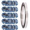 Youmile 5PCS 3S 10A 11.1V/12V/12.6V Scheda di protezione della batteria al litio 18650 Modulo caricatore BMS Scheda di protezione PCB per cella di batteria agli ioni di litio con striscia di nichel
