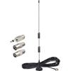 Bingfu Antenna Radio DAB FM Interni Base Magnetica con Cavo da 3 m Compatibile con Ricevitore Audio Vedio Casa