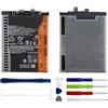 Duotipa Batteria di ricambio BM5T da 4900 mAh, compatibile con Xiaomi Poco X6 Pro 5G / Xiaomi 13T con kit di strumenti di riparazione