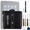 Vvsialeek Batteria di ricambio A1315, compatibile con iPad1st Gen 741-0025-A, 3,75 V, 6600 mAh, A1219, A1337, 616-0448, con toolkit