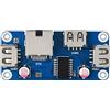 Waveshare Ethernet/USB HUB HAT (B) for Raspberry Pi Series 1x RJ45 Ethernet Port 3X USB 2.0 Ports