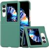 GIOPUEY Cover Compatibile con Nubia Flip 2, Materiale PC Rigido Custodia, Comodo e Liscio al Tatto Case，Antiurto, Anti-Impronta - Dark Green