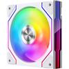 TZMRIT Prism-STARTRAIL 120mm Infinite Mirror ARGB PC Fan with PWM Control And ARGB Effect,1850RPM,58.36CFM (WH)