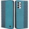 CXTcase Cover Samsung Galaxy A23 4G/A23 5G/M23 5G/F23/M13 4G,PU Pelle Custodia per Samsung Galaxy A23 4G [Slot per Schede],Portafoglio Custodia Flip Case per Samsung Galaxy M23 5G,Verde