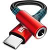ENVEL Adattatore per cuffie da USB C a 3,5 mm, tipo C a AUX, compatibile con Google Pixel 9 8 7 6 5, Samsung Galaxy S25 S24 S23 S22 S21 Serie, iPhone 16 Pro Max, Huawei M60, One Plus 13, Xiaomi 15