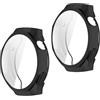WIIKAI 2 Pacchi Cover Morbide Compatibile con HUAWEI Watch GT 5 pro Custodia Proteggi Schermo TPU, Protettiva Case.(nero) GT5 pro 46MM