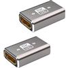 Xatgiouy 2 Pezzi Hdmi Femmina Femmina, 8K 2.1 Cavo Hdmi Femmina Femmina 4K 60Hz 1080P, Supporta HDR 3D Dolby Vision, Risoluzione 7680x4320, Compatibile con TV PC Xbox PS4 Monitor e Proiettori