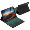 CACOE Custodia per tastiera Compatibile con Lenovo Idea Tab 2025 11 pollici con touchpad, illuminazione di sfondo a 7 colori, rimovibile senza fili [spagnolo] tastiera con funzione di supporto, nero