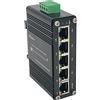 Hereta Mini switch industriale a 5 porte Gigabit Ethernet 10/100 Mbps Half/Full Duplex e 1000 Mbps Full Duplex