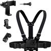 Tiryns Kit di supporto per telefono cellulare, Action Camera Chest Mount Harness Strap compatibile con GoPro Hero 13 12 11 10 9 8 7 6 5 Session DJI Osmo iPhone 16 15 14 13 Samsung La maggior parte dei