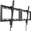 PUTORSEN Supporto TV a Muro Universale Inclinabile 43-95 Pollici, Staffa TV Slim fino a 75kg, Compatibile VESA 800x400, Per Curvi e Schermi Piani, Montaggio Facile, Soggiorno e Ufficio, Nero