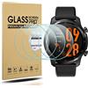 Diruite 4 Pezzi Compatibile con TicWatch Pro 3 Ultra Vetro Temperato Protettiva Schermo, HD Protettiva Pellicola[9H Durezza] [Antigraffio] [Senza Bolle]