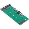 HALJIA Scheda adattatore M.2 NGFF a SATA III, SSD a 22 pin, basato su SATA NGFF M.2 Key B/B+M, convertitore disco rigido per SSD 2280 2260 2242 2230 mm M.2 Super Speed 6Gbps SSD verde